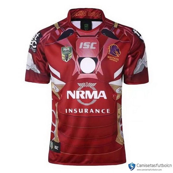 Camiseta Brisbane Broncos Hombre de Acero 2017-18 Rojo